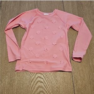 Hanna Andersson Rash Guard Swim Shirt Girls 10 Pink